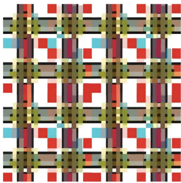 artisan plaid silk scarf