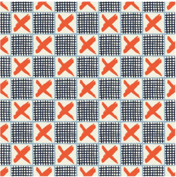bold geometric silk scarf