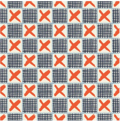 bold geometric silk scarf