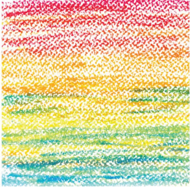 The Sunset Gradient – Impressionist Rainbow | The Silk Box